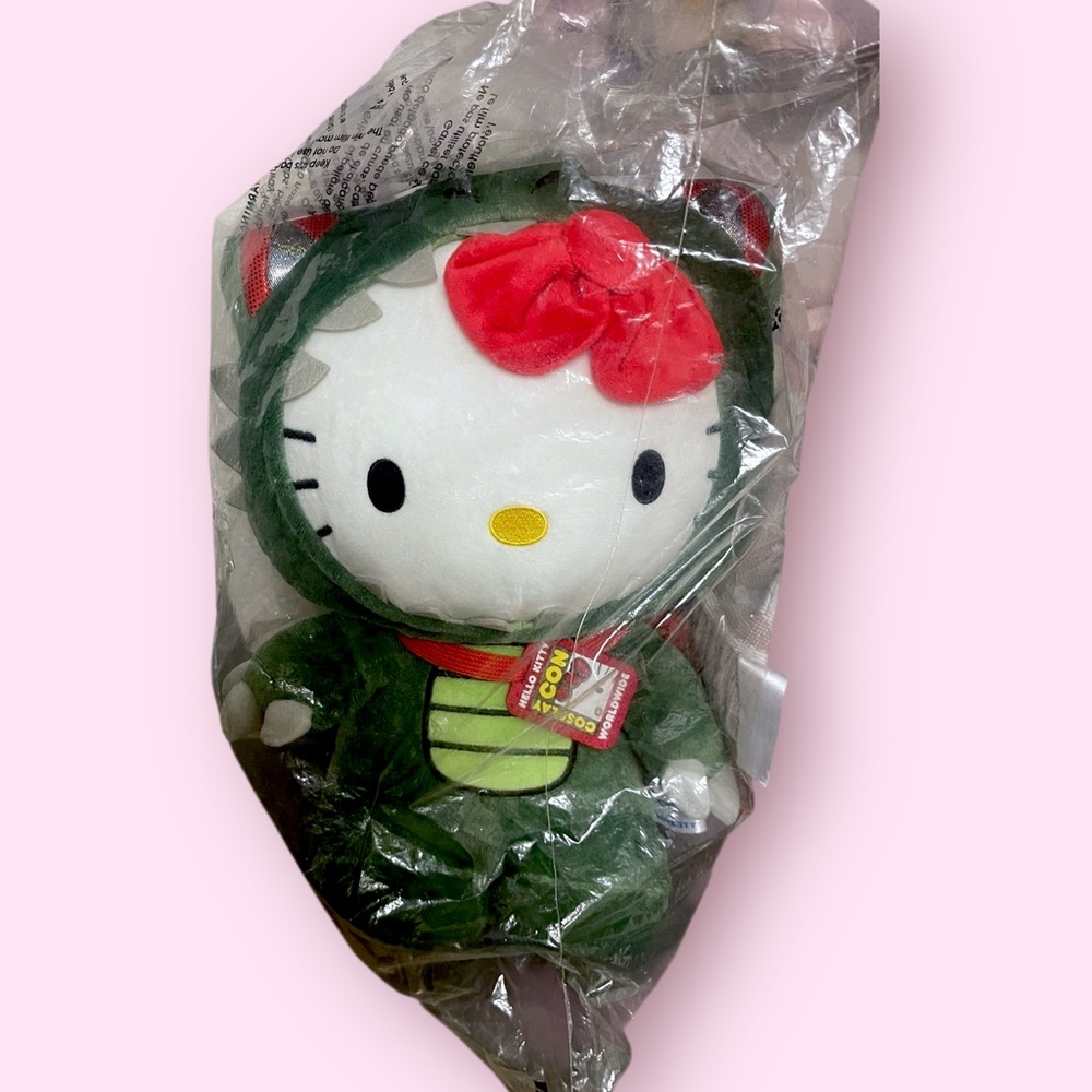 Kidrobot x Sanrio Hello Kitty Kaiju Dinosaur Cosplay Plush